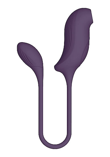 Vive Quino Air Wave/vibrating Egg Vibrator Purple - GreatEagleInc