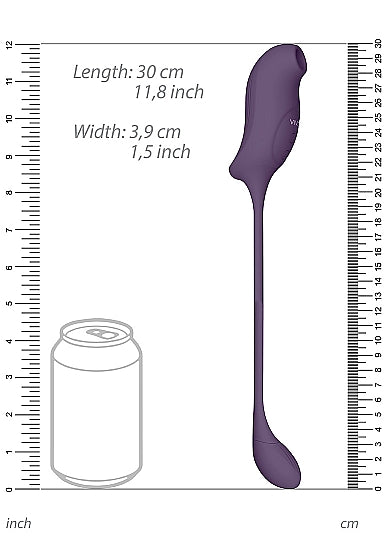 Vive Quino Air Wave/vibrating Egg Vibrator Purple - GreatEagleInc