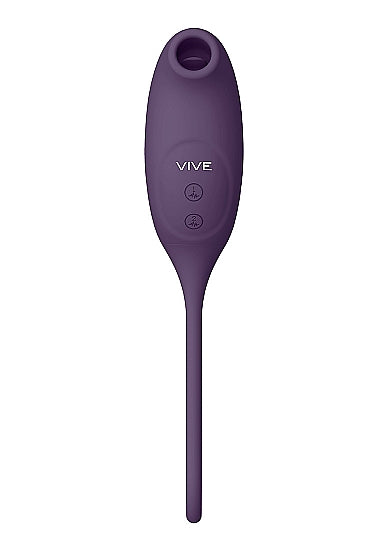 Vive Quino Air Wave/vibrating Egg Vibrator Purple - GreatEagleInc
