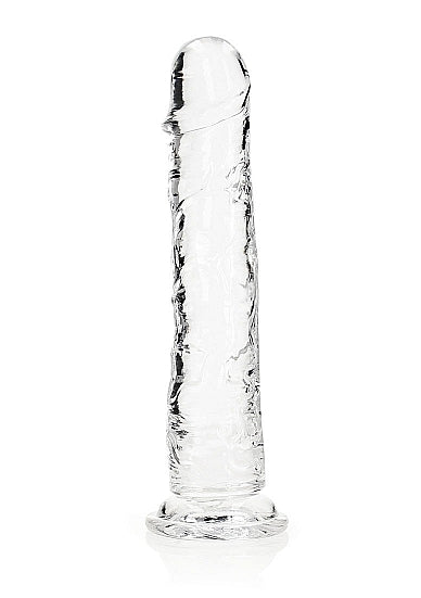 Realrock Realistic Straight Dildo 11in Transparent - GreatEagleInc
