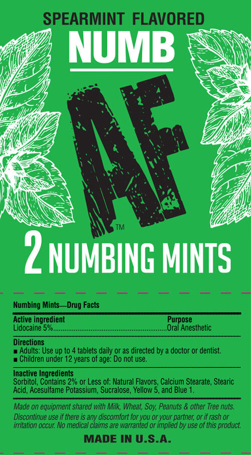 Numbing Mints 100pc Fishbowl - GreatEagleInc