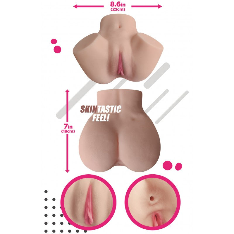 Skinsations Sweet Cheeks Ass & Pussy Stroker - GreatEagleInc