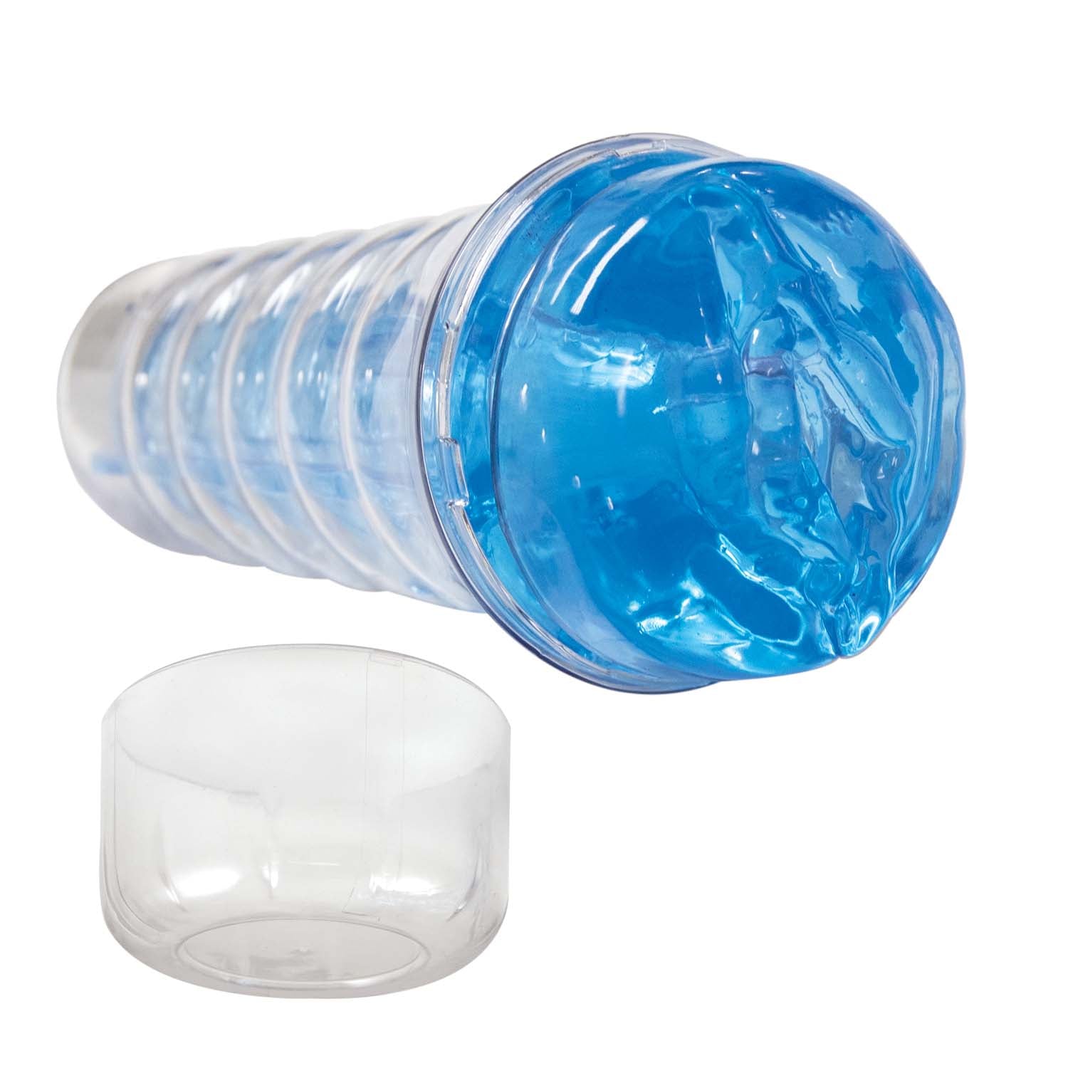 Dream-lite Crystal Vagina Masturbator Blue - Adult Products