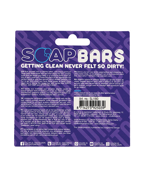 Shots Soap Bar Dirty Bitch - Purple - GreatEagleInc