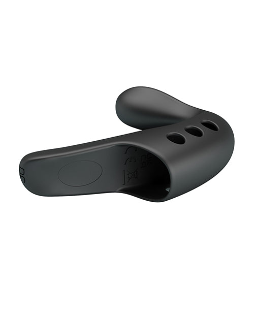 Pretty Love Gorgon Finger Vibrator - Black - GreatEagleInc