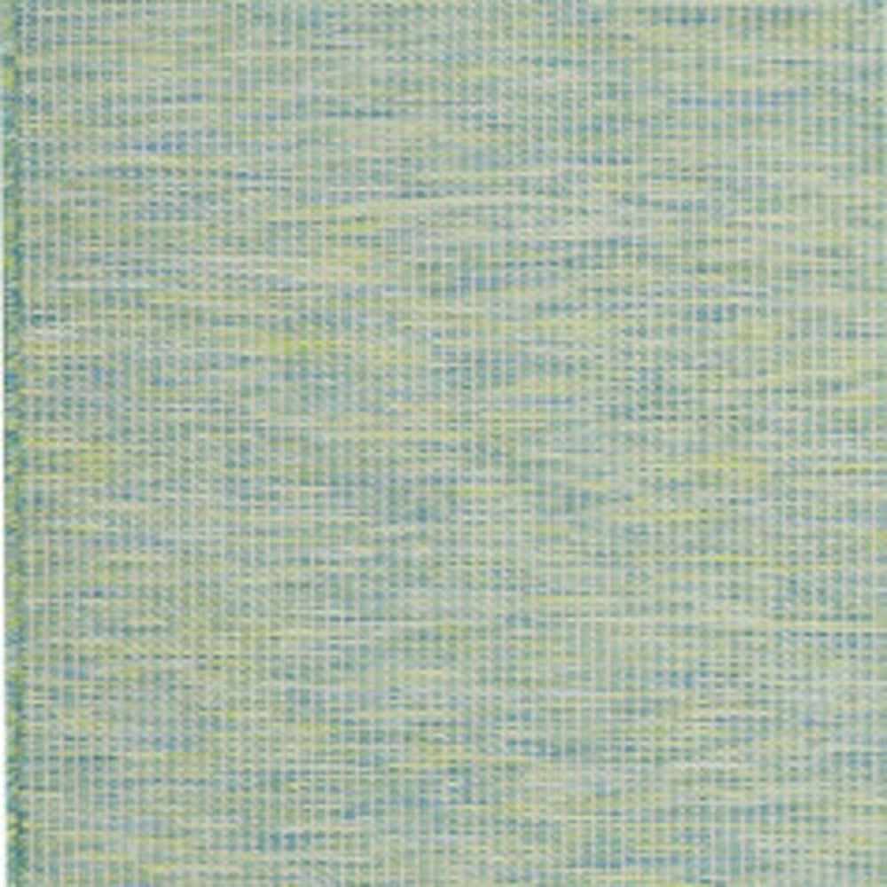8' X 10' Blue And Green Indoor Outdoor Area Rug