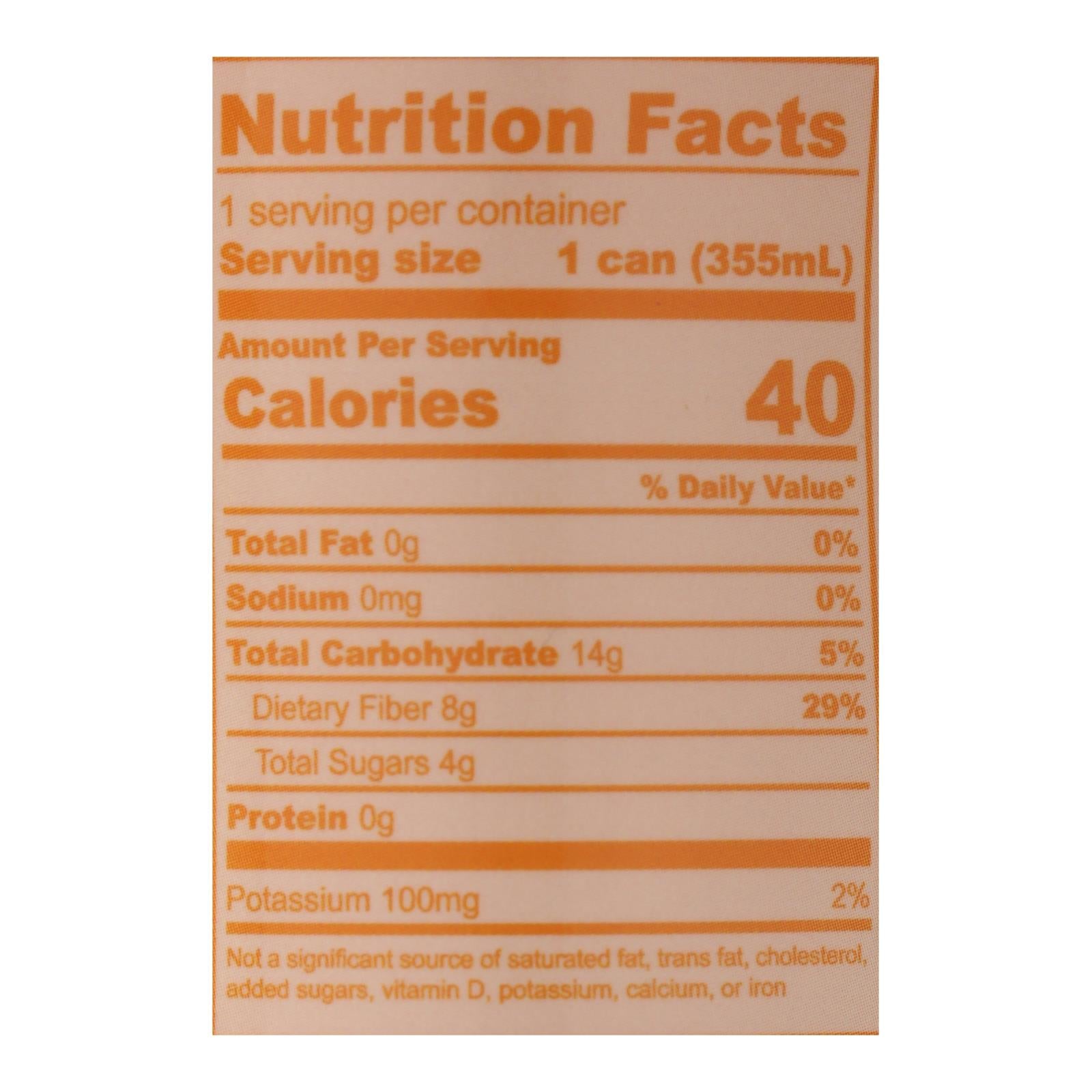 Halfday - Tonic Peach Green Tea - Case Of 12-12 Fz - GreatEagleInc