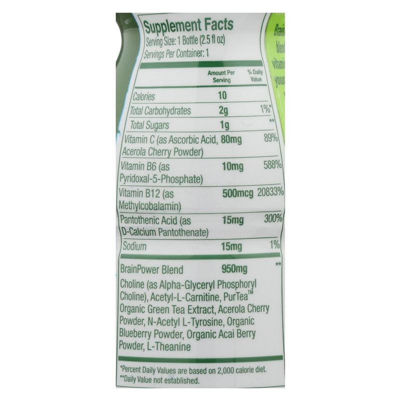 Brain Juice - Brain Juice Strawberry Lemonade - Case Of 12 - 2.5 Fl Oz - Eco-Friendly Home & Grocery