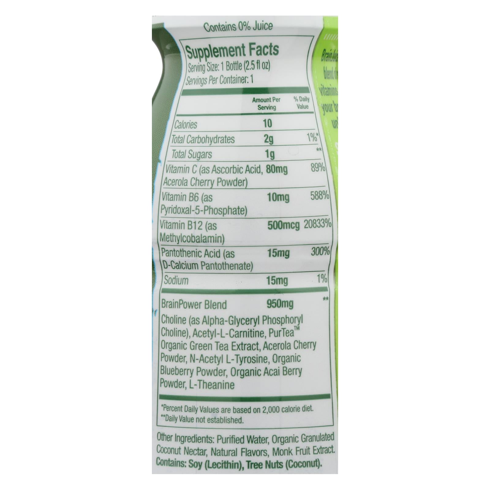 Brain Juice - Brain Juice Strawberry Lemonade - Case Of 12 - 2.5 Fl Oz - Eco-Friendly Home & Grocery
