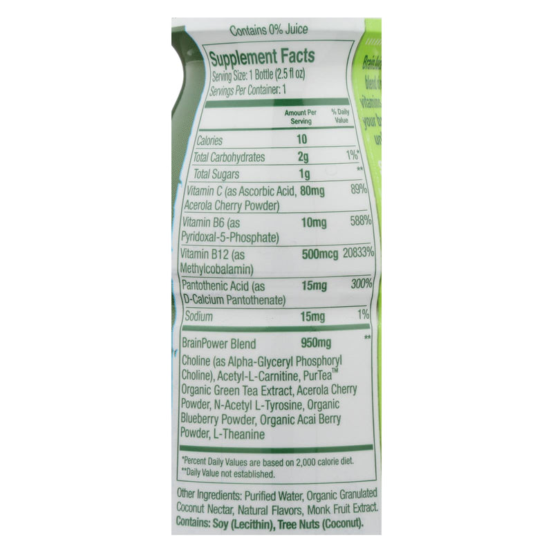 Brain Juice - Brain Juice Strawberry Lemonade - Case Of 12 - 2.5 Fl Oz - Eco-Friendly Home & Grocery