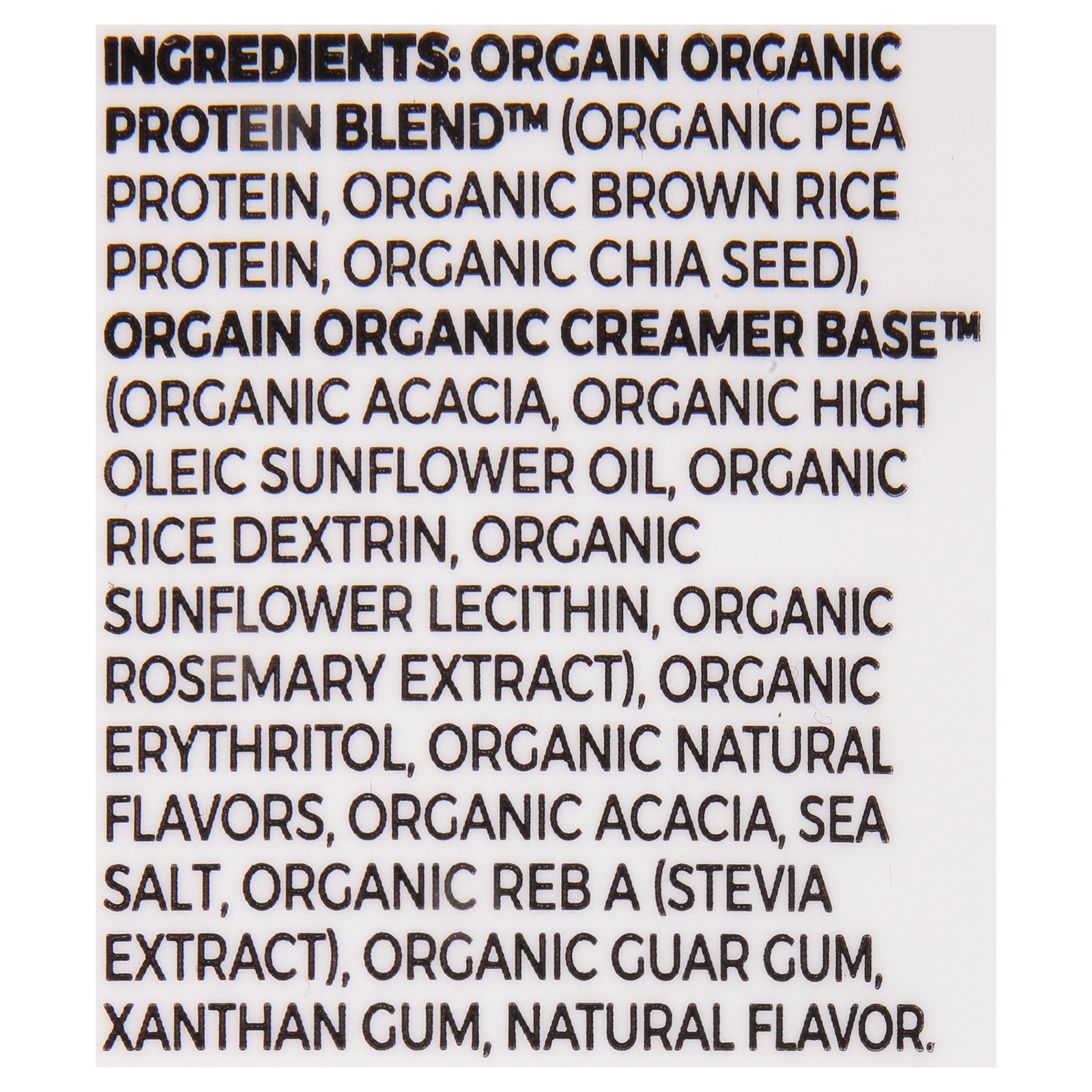 Orgain Organic Plant  Based Protein Powder  - 1 Each - 1.02 Lb - GreatEagleInc