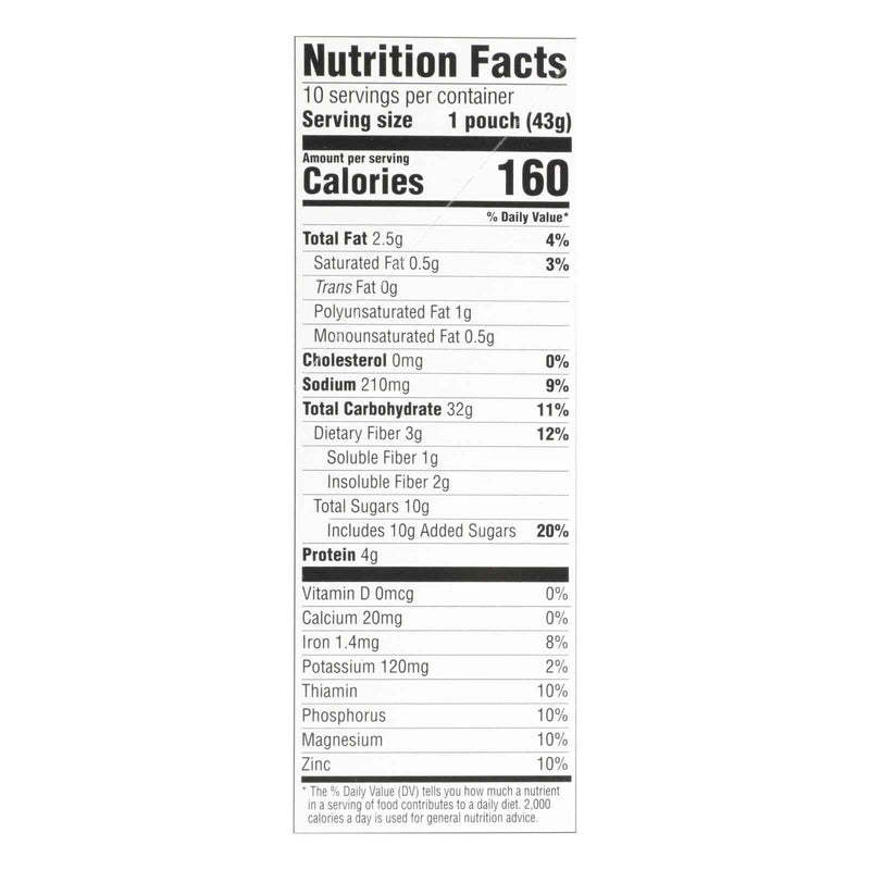 Better Oats Steel Cut Maple & Brown Sugar Instant Oatmeal With Flax Seeds  - Case Of 6 - 15.1 Oz