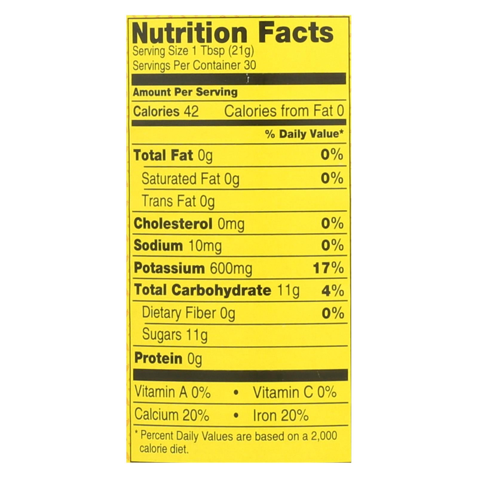 Plantation Blackstrap Molasses Syrup - Unsulphured - Case Of 12 - 15 Fl Oz. - GreatEagleInc