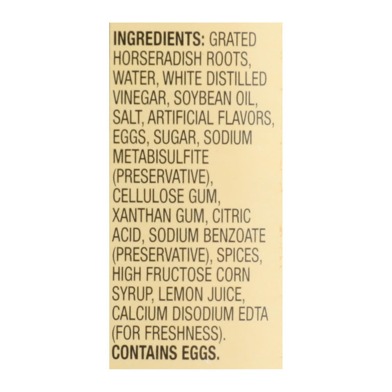 Reese Horseradish - Prepared - Case Of 12 - 6.5 Oz - GreatEagleInc