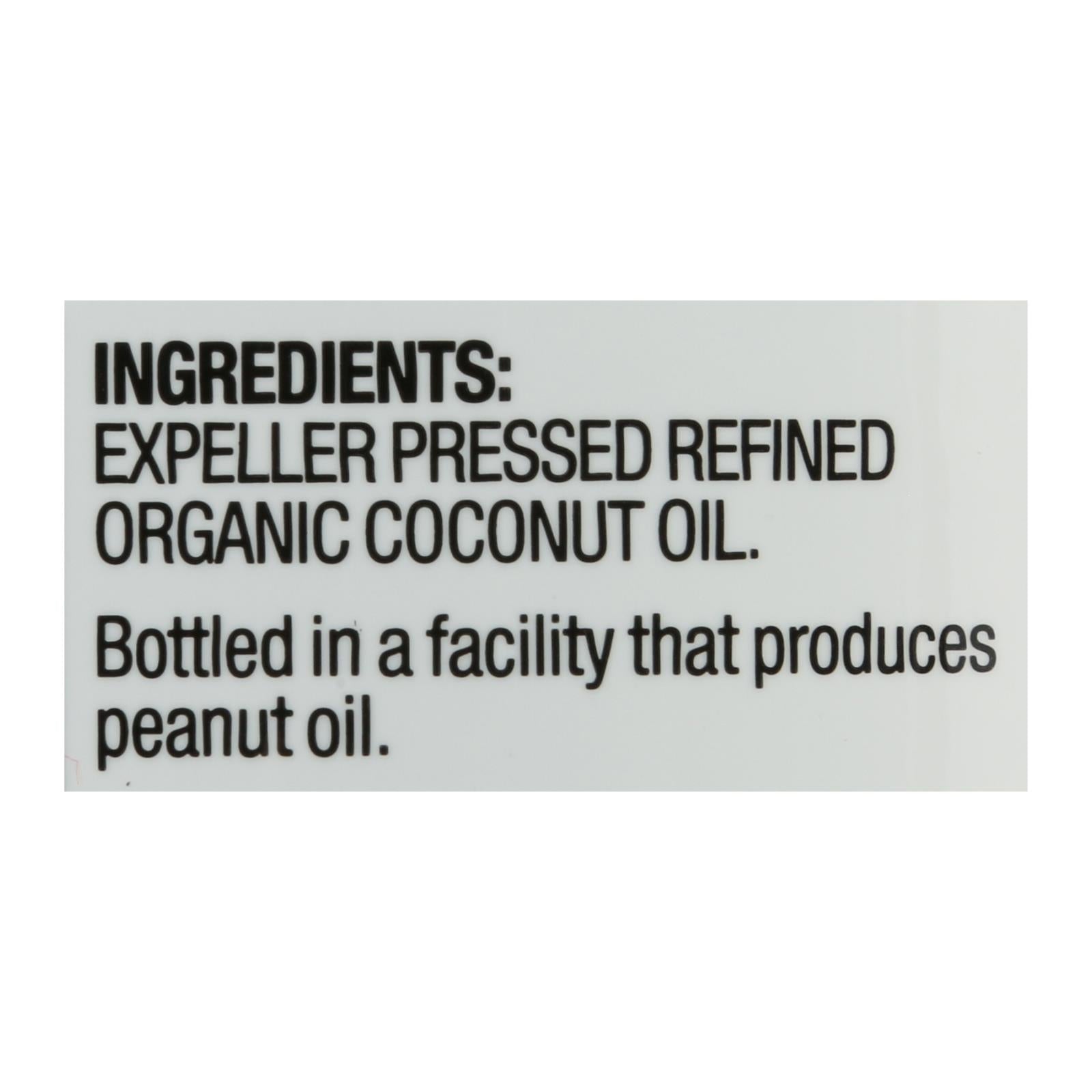 Spectrum Naturals Organic Refined Coconut Oil - Case Of 12 - 14 Fl Oz. - GreatEagleInc
