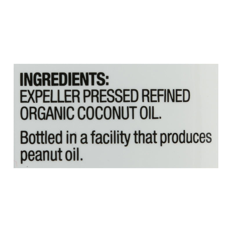 Spectrum Naturals Organic Refined Coconut Oil - Case Of 12 - 14 Fl Oz. - GreatEagleInc