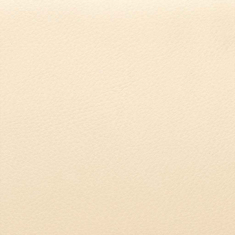 30" Cream And Brown Faux Leather And Solid Wood Swivel Low Back Bar Height Bar Chair