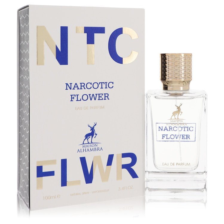 Narcotic Flower by Maison Alhambra Eau De Parfum Spray 3.4 oz for Women - GreatEagleInc