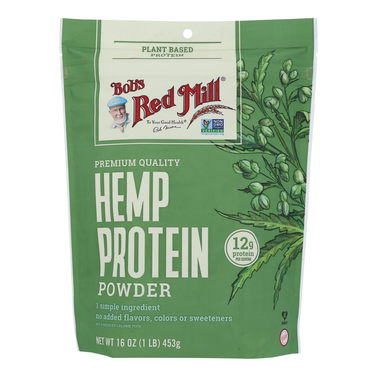 Bob's Red Mill - Hemp Protein Powder - 16 Oz - Case Of 4 - GreatEagleInc