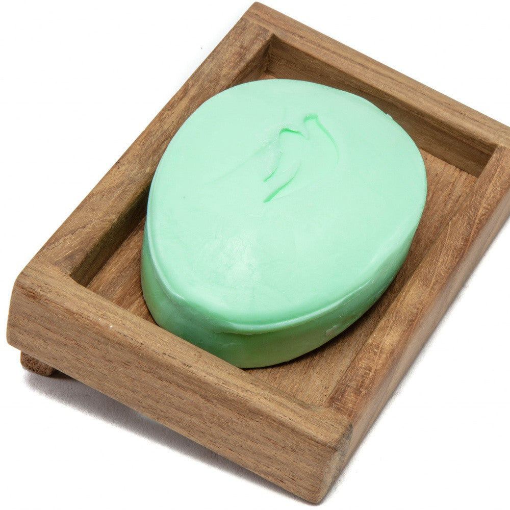 Traditional Solid Teak Wall Mount Soap Dish - Bed & Bath
