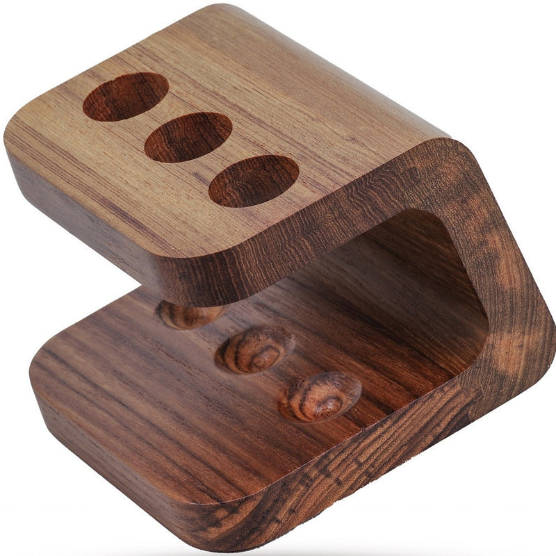 Designer Genuine Teak Toothbrush Holder - Bed & Bath