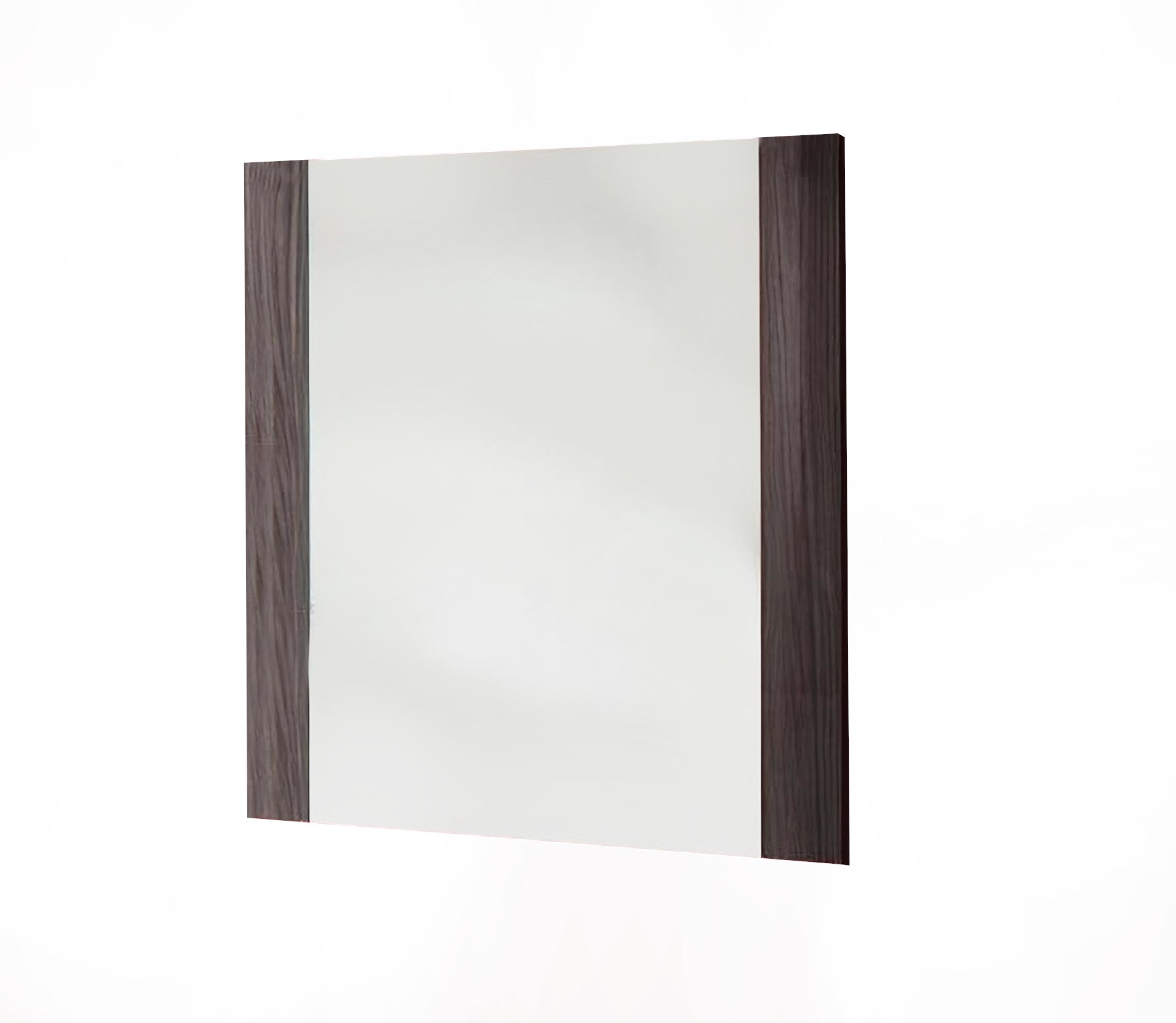 41" Gray Framed Mounted Accent Mirror - Bed & Bath