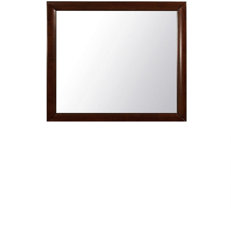 35" Merlot Framed Accent Mirror - Bed & Bath