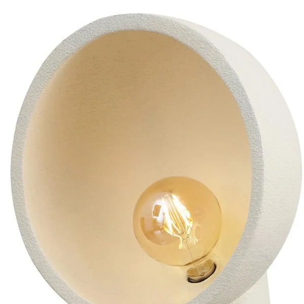 18" Clear Geometric Table Lamp With Globe Shade Homeroots Lighting