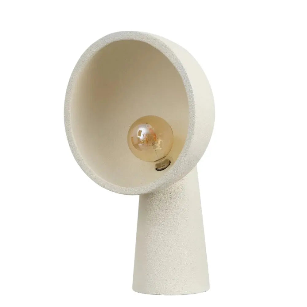 18" Clear Geometric Table Lamp With Globe Shade Homeroots Lighting