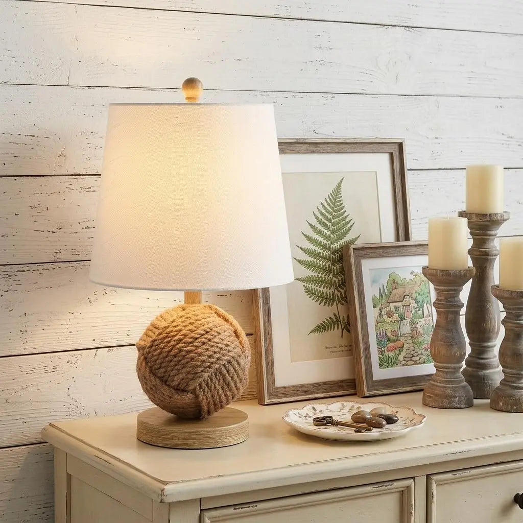 18" Clear Novelty Table Lamp LED With Globe Shade Homeroots Lighting