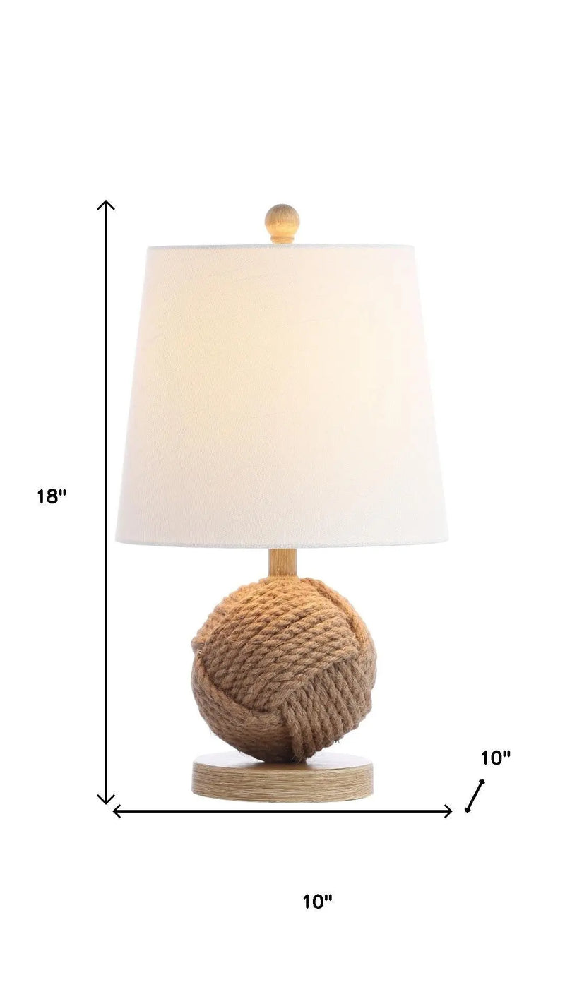 18" Clear Novelty Table Lamp LED With Globe Shade Homeroots Lighting
