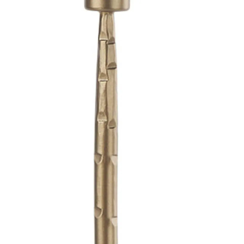 18" Gold Metal Floor Taper Candlestick Homeroots Home Decor