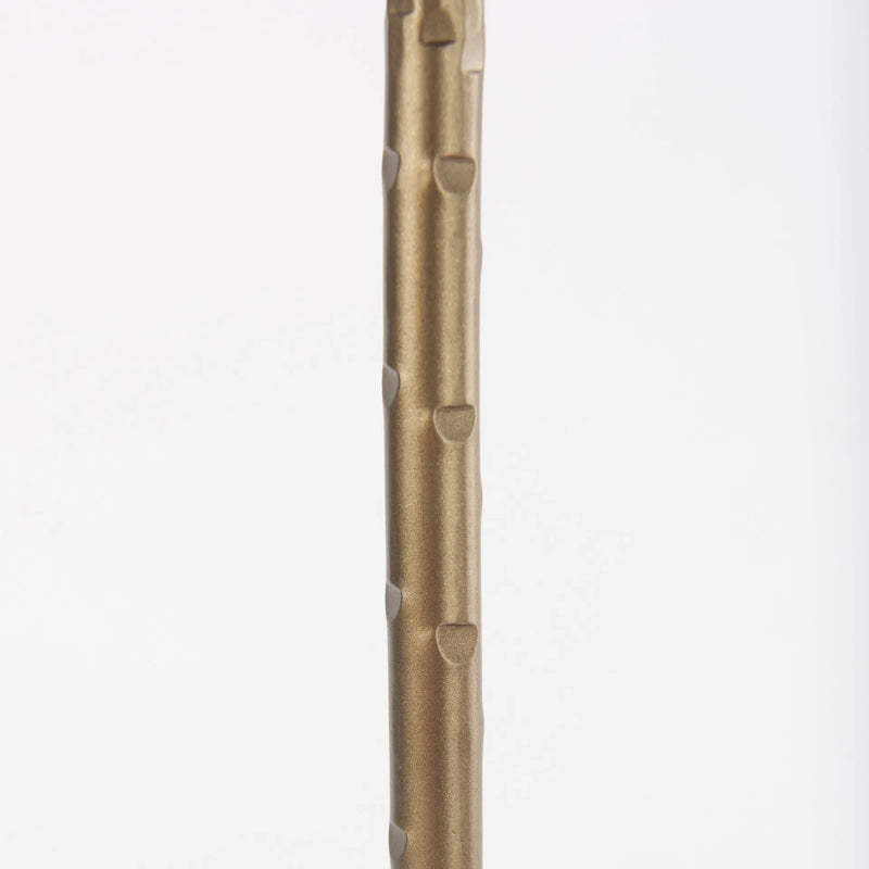 18" Gold Metal Floor Taper Candlestick Homeroots Home Decor
