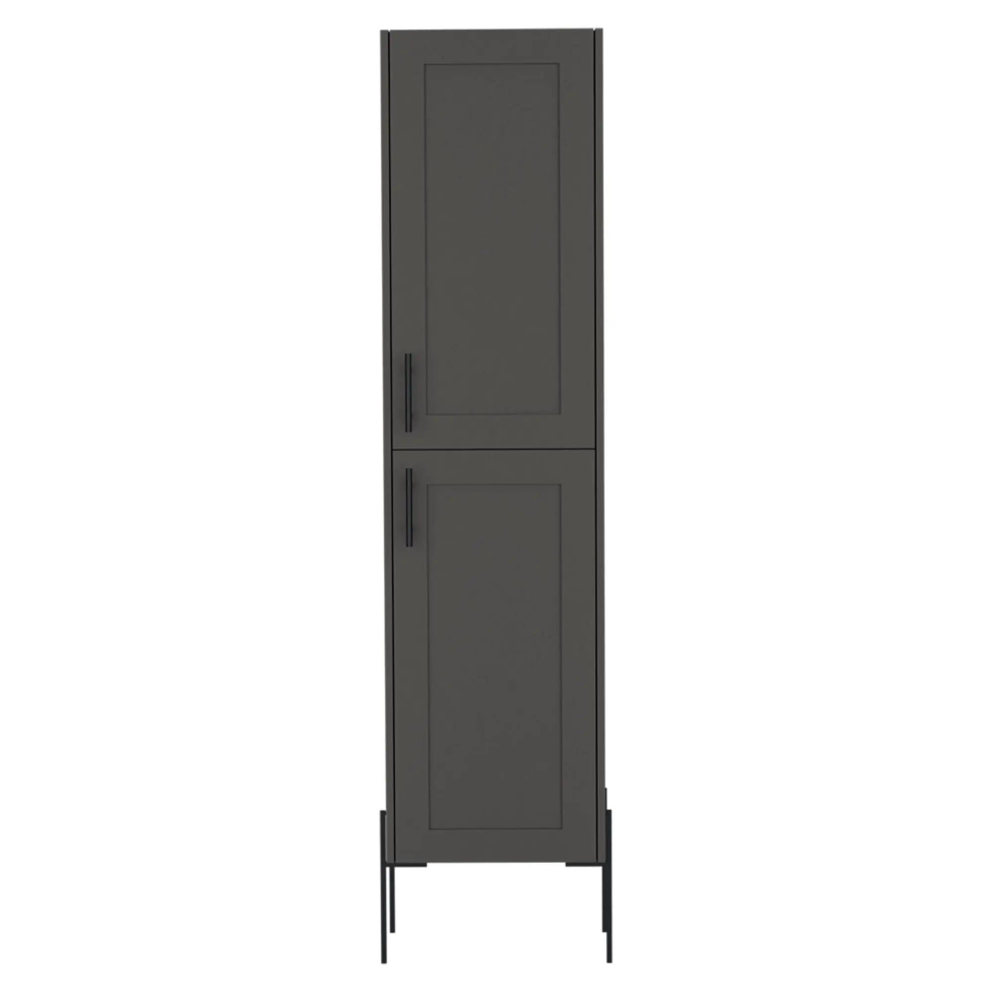 18" Gray Wood Freestanding Double Door Bathroom Vanity Homeroots Bed & Bath