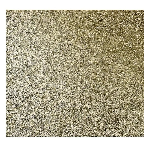 18" Set of Four Gold Vinyl Placemats Homeroots Kitchen & Dining