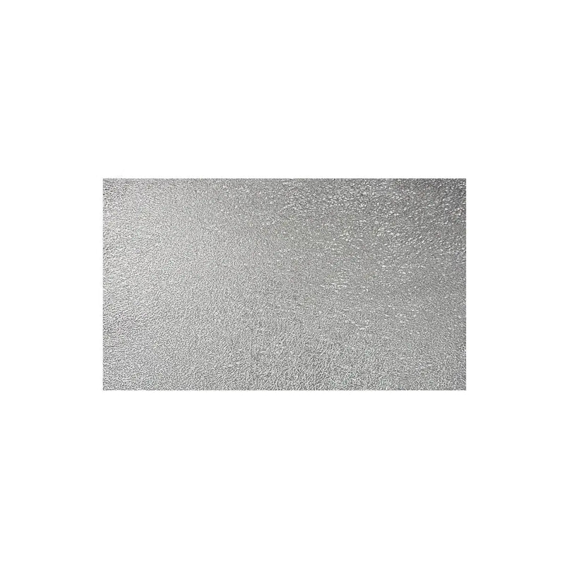 18" Set of Four Silver Vinyl Placemats Homeroots Kitchen & Dining