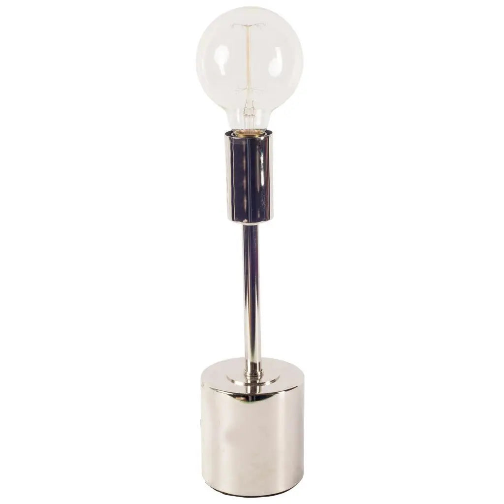 18" Silver Candlestick Lamp Base Homeroots Lighting