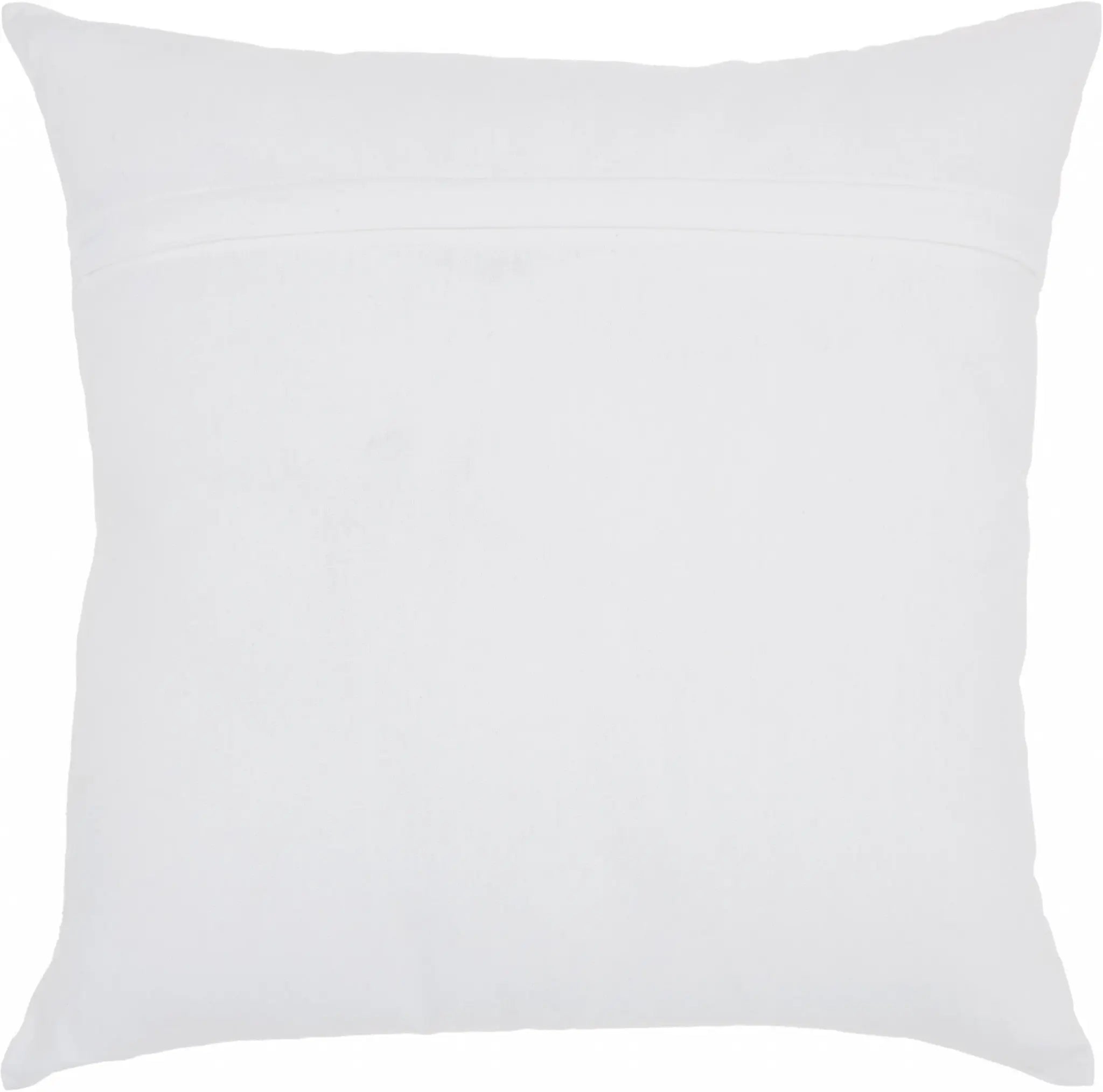 18" Teal and White Llama Cotton Throw Pillow Homeroots Home Decor