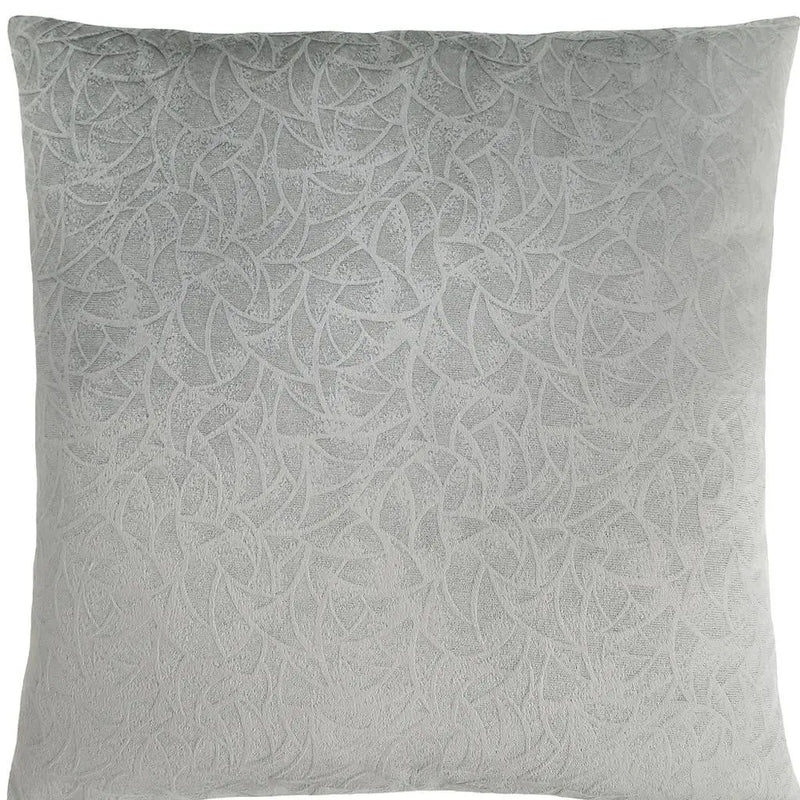 18" X 18" Light Gray Velvet Polyester Abstract Zippered Pillow Homeroots Home Decor