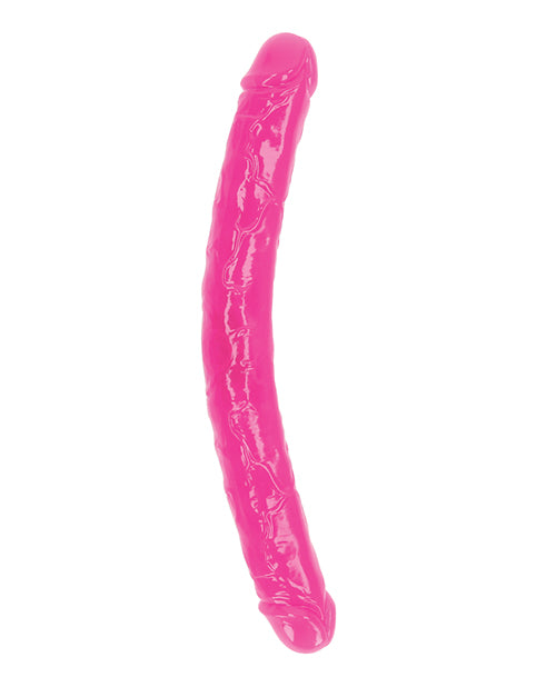 Shots Realrock 15" Double Dong Glow In The Dark - GreatEagleInc