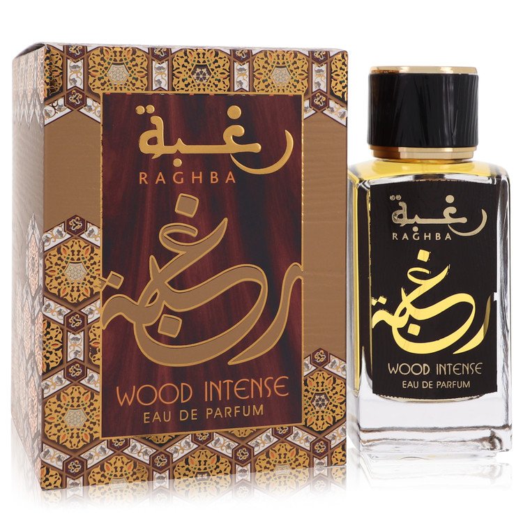 Raghba Wood Intense by Lattafa Eau De Parfum Spray 3.4 oz for Women Unisex