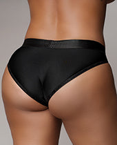 Shots Ouch Vibrating Strap On Hipster - Black - GreatEagleInc