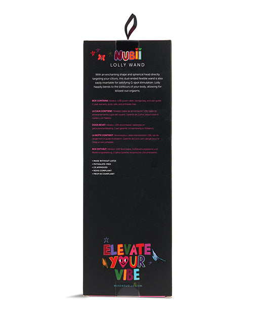 Nu Sensuelle Lolly Double-ended Flexible Nubii Wand - GreatEagleInc