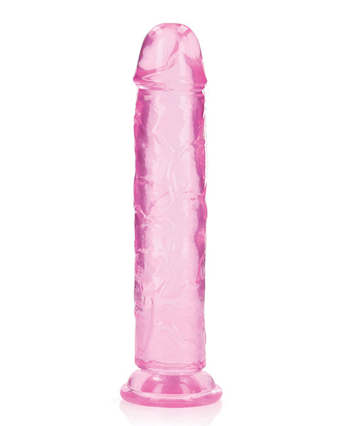 Shots Realrock Realistic Crystal Clear 11" Straight Dildo - GreatEagleInc