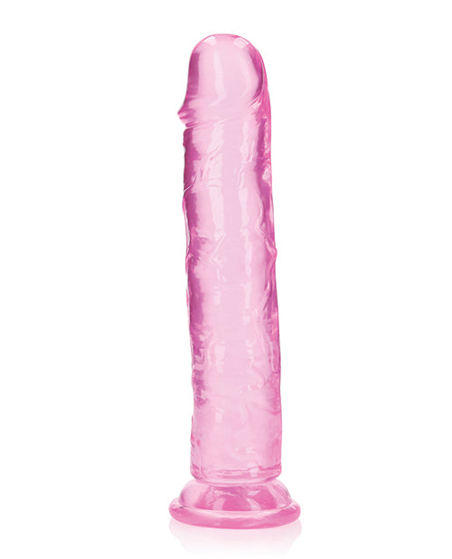 Shots Realrock Realistic Crystal Clear 11" Straight Dildo - GreatEagleInc