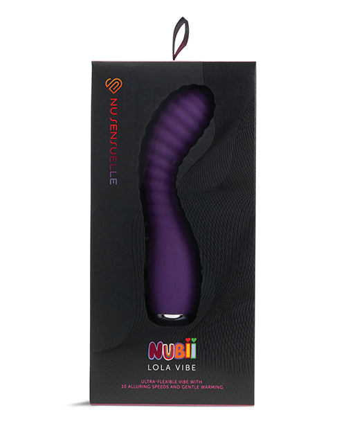 Nu Sensuelle Lola Nubii Flexible Warming Vibe - GreatEagleInc