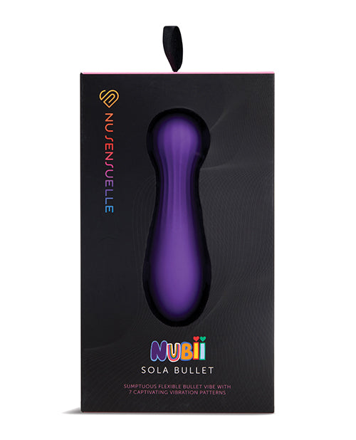 Nu Sensuelle Sola Nubii Flexible Bullet Purple