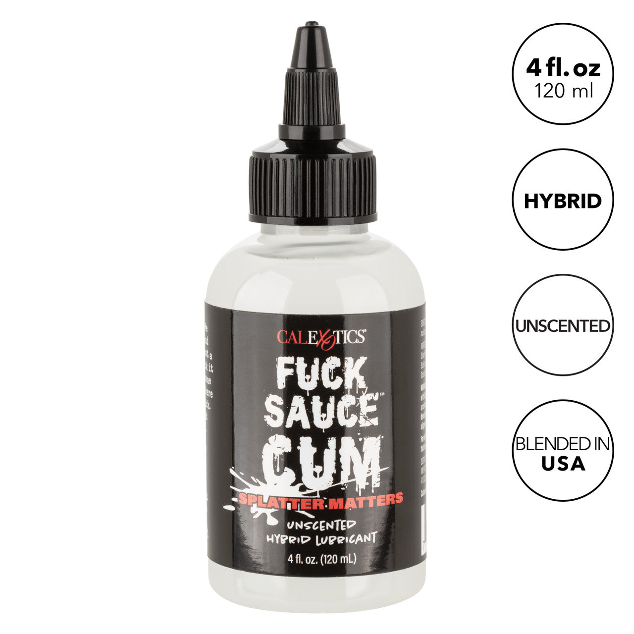 Fuck Sauce Cum Hybrid 4 Oz Unscented Lube - GreatEagleInc