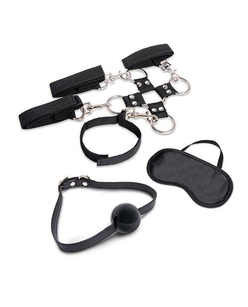 Lux Fetish 7 Pc Hogtie & Ball Gag Kit - GreatEagleInc