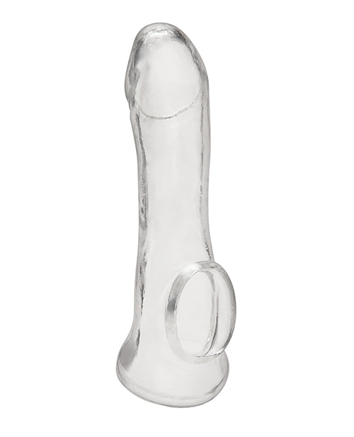 Blue Line C & B 6.25" Transparent Penis Enhancing Sleeve Extension - Clear - GreatEagleInc